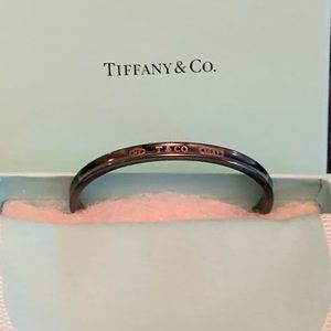 Tiffany Titanium Black Wrist Cuff Bracelet